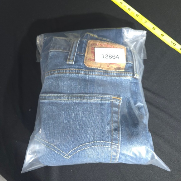 Levi's 541 Athletic Taper Jeans Men 38x30 Blue Denim Medium Wash Stretch Classic - Picture 11 of 11